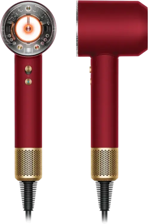 Uscător de păr Dyson Supersonic Nural HD16 Straight+Wavy, 1600W, Red Velvet | Gold