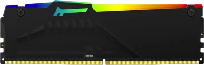 Kingston FURY Beast RGB DDR5 DIMM RAM Memory Module, CL30, Intel XMP 3.0, AMD EXPO, On-die ECC, Customizable RGB Lighting, Kingston FURY CTRL Support