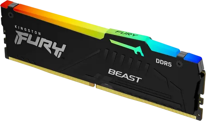 Memorie RAM Kingston FURY Beast RGB, DDR5 SDRAM, 6000 MHz, 8GB, KF560C30BBEA-8
