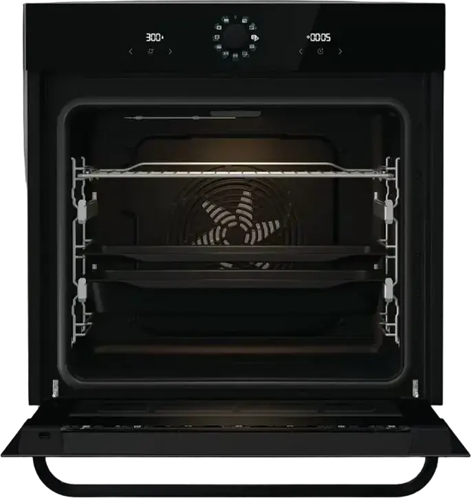 Gorenje BOS 6737 SYB Built-in Electric Oven, 77L Capacity, AquaClean, Convection & Grill, 10 Heating Modes, Sensor Control, Class A, Black