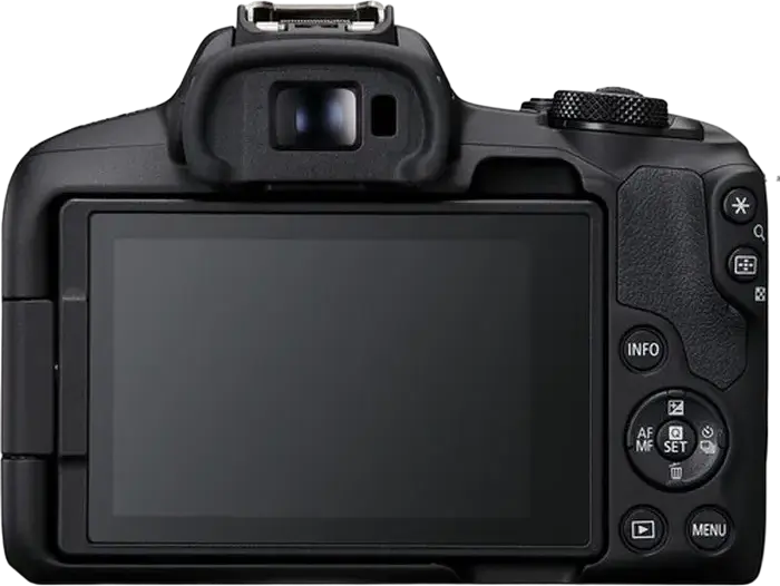 Canon EOS R50 Mirrorless Camera with RF-S 18-45mm Lens, 24.2MP APS-C CMOS Sensor, DIGIC X Processor, 4K UHD Video, Dual Pixel CMOS AF II, Wi-Fi, Bluetooth