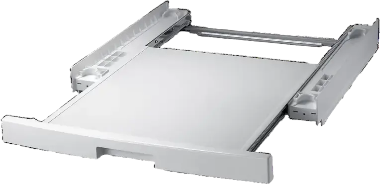 Samsung SKK-DD Stacking Kit for Washing Machine and Dryer, Color: White, 605 x 75 x 565 mm, with Extensible Shelf for Laundry Sorting