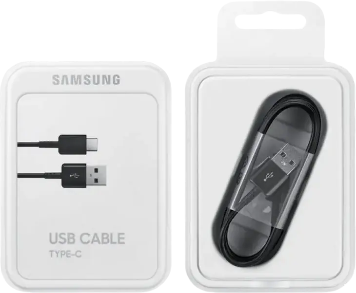 Samsung EP-DG930 USB Type-C to USB Type-A Charging and Synchronization Cable, 1.5m, 2A, Black TPE Material
