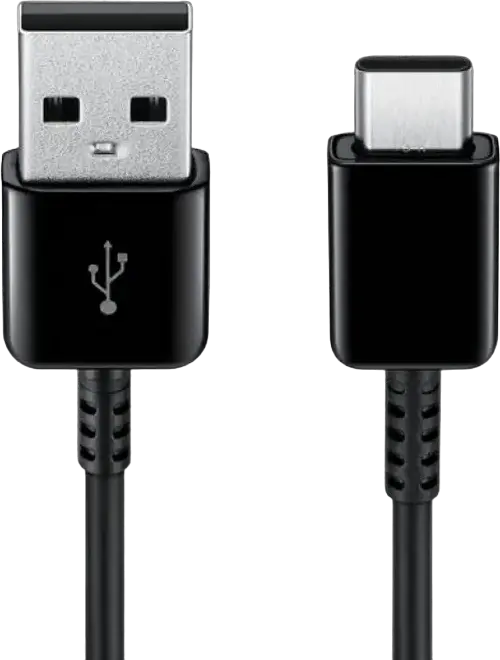 Samsung EP-DG930 USB Type-C to USB Type-A Charging and Synchronization Cable, 1.5m, 2A, Black TPE Material