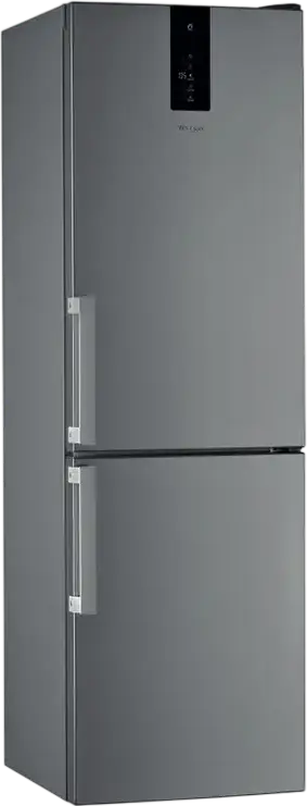 Frigider Combinat Whirlpool W9 821A OX H, Total No Frost, 6th Sense, Oțel Inoxidabil, Capacitate Netă 323L, Clasa Energetică E, 188.9x59.5x65.5 cm