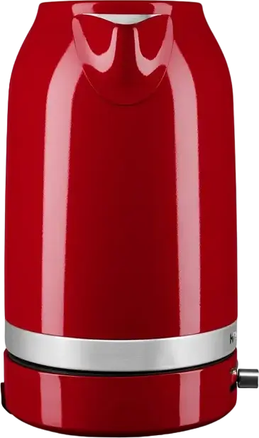 Fierbător electric KitchenAid 5KEK1701EER, 1.7 L, Oțel Inoxidabil, 2400W, Control Variabil de Temperatură (50-100°C), Empire Red, Oprire Automată