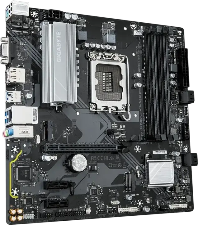 Gigabyte B760M D3HP DDR4 Motherboard LGA1700 Intel B760 Micro-ATX, Supports 12th/13th/14th Gen Intel Core, 4x DIMM 128GB DDR4 5333MHz OC, Dual M.2 PCIe Gen4