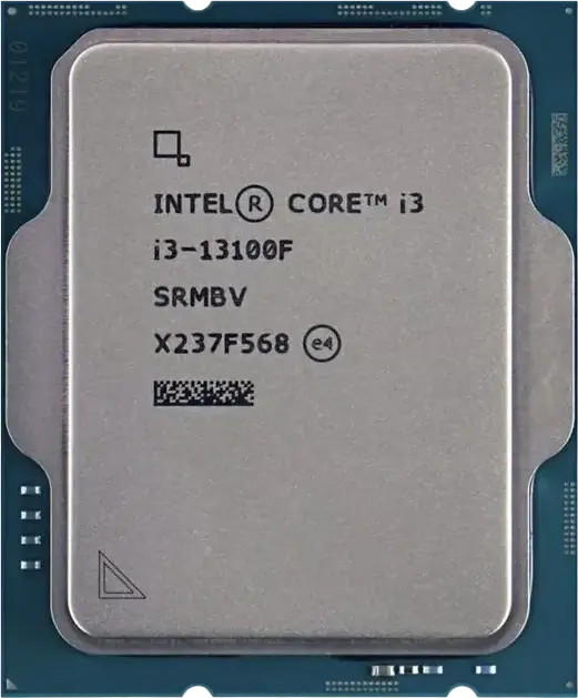 Procesor Intel Core i3-13100F, Fără grafică integrată, Tray