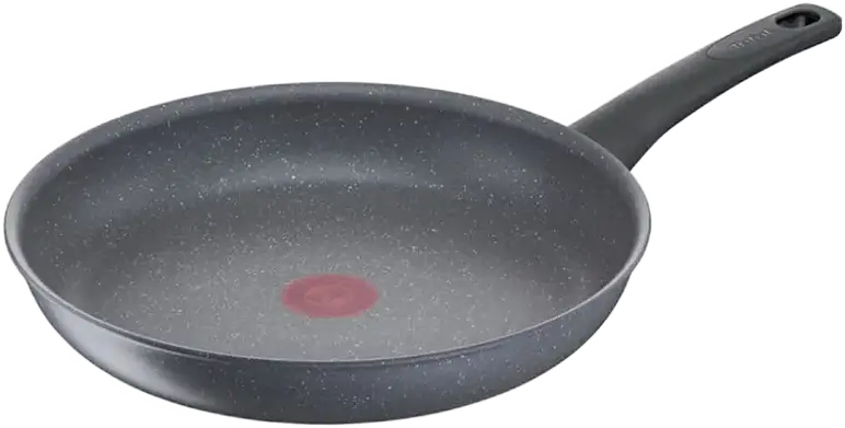 Tefal Healthy Chef G1500672 Frying Pan, 28 cm, Aluminum with Titanium Mineralia+ Non-stick Coating, Thermo-Spot Heat Indicator, Induction Compatible, Grey
