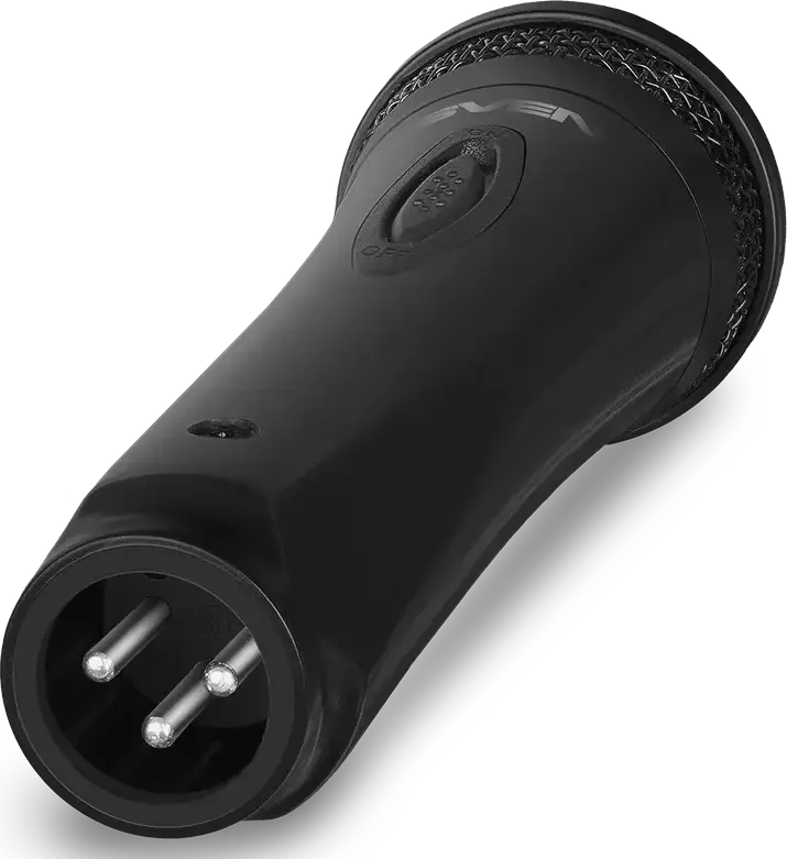 SVEN MK-130 Dynamic Cardioid Microphone, 60Hz-13kHz Frequency Response, Built-in Pop Filter, On/Off Switch, Wired with 3m Cable and XLR to 6.3mm Jack