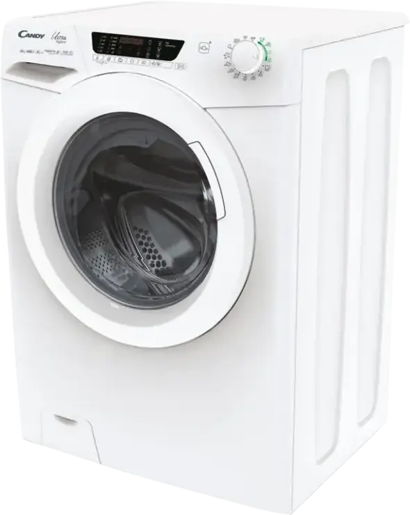 Candy HES14104TWM6/1-S Ultra Hygiene Front-Load Washing Machine, 10kg, 1400 RPM, Energy Class A, Inverter Motor, Steam, Wi-Fi hOn App, White
