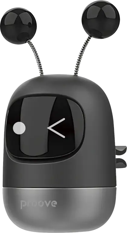 Aromatizator auto Proove Emoji Robot Playful, Negru