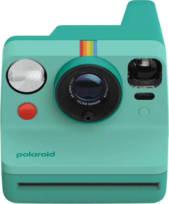 Polaroid Now Generation 3 Instant Camera, 2-Zone Autofocus, Double Exposure, Self-Timer, USB-C Charging, Compatible with i-Type and 600 Film