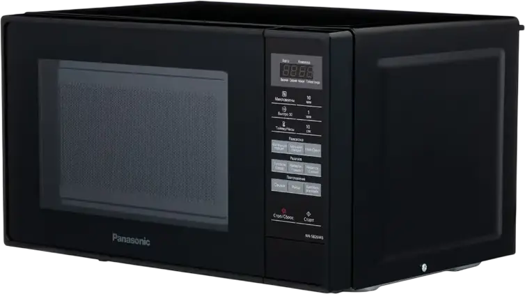 Panasonic NN-SB26MB Solo Microwave Oven, 20L Capacity, 800W Power, Digital Control, 9 Auto Programs, Quick 30 and Multi-stage Cooking, Black