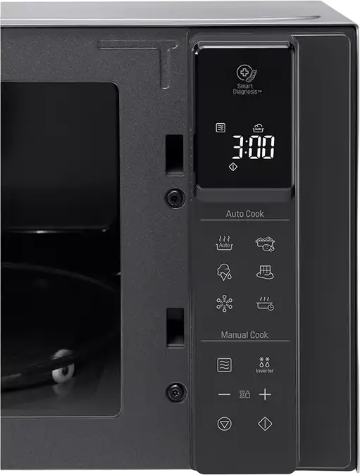 Cuptor cu Microunde LG NeoChef MS2595CIS Solo, 25L, 1150W Smart Inverter, Interior Anti-Bacterial EasyClean, 32 Programe Auto, Argintiu