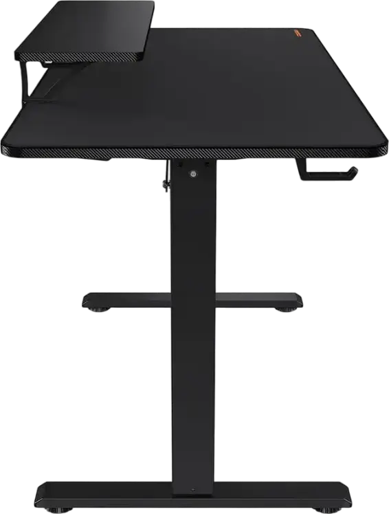 Cougar E-Star 120 Electric Gaming Desk, Motorized Height Adjustable 720-1170mm, MDF Top 120x60cm, Steel Frame, Memory Presets, Black