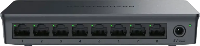 Switch de rețea Grandstream GWN7701, 8x 10/100/1000 Mbps