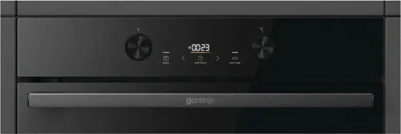 Встраиваемый электрический духовой шкаф Gorenje BPS6737E04DBG, объем 77 л HomeMade, пиролитическая очистка, AirFry, функция Пицца, класс A+, черный