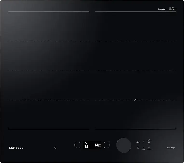 Plită cu inducție Samsung NZ64B7799FK/WT, Negru