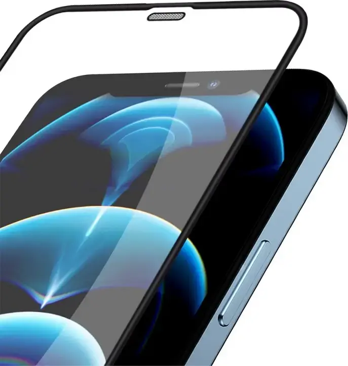 Nillkin Amazing Full Coverage Tempered Glass Screen Protector for Apple iPhone 12 mini, 9H Hardness AGC Glass with PC Shatterproof Edges, 0.33mm