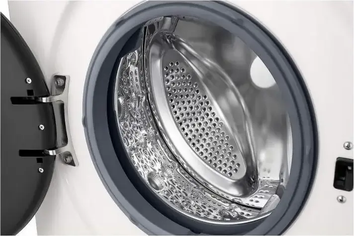 LG F2X10S7NWK Front-Loading Washing Machine, 7kg Capacity, Inverter Direct Drive AI DD, Steam Cleaning, ThinQ WiFi, 1200 rpm, Energy Class A, White/Black