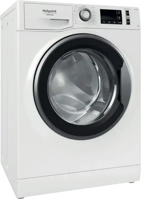Стиральная машина Hotpoint-Ariston NM11 847 WS A EU с фронтальной загрузкой, 8 кг, 1400 об/мин, класс энергопотребления A, инверторный двигатель, пар