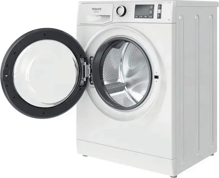 Стиральная машина Hotpoint-Ariston NM11 847 WS A EU с фронтальной загрузкой, 8 кг, 1400 об/мин, класс энергопотребления A, инверторный двигатель, пар