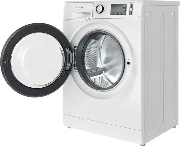 Стиральная машина Hotpoint-Ariston NM11 847 WS A EU с фронтальной загрузкой, 8 кг, 1400 об/мин, класс энергопотребления A, инверторный двигатель, пар