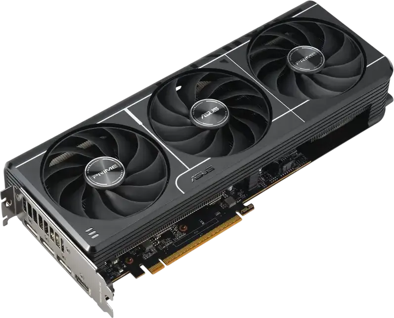 Placă Video ASUS Prime Radeon RX 9070 GRE PRIME-RX9070GRE-O12G-EVO, 12GB GDDR6, Navi 48, PCIe 5.0, Răcire cu Triplu Ventilator, SFF Ready, 3x DP 2.1a, 1x HDMI 2.1b
