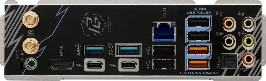 Placa de baza ASRock Z890 LIGHTNING WIFI Phantom Gaming LGA1851 Intel Z890 ATX DDR5 256GB PCIe 5.0 M.2 Gen5 Wi-Fi 7 Bluetooth 5.4 Thunderbolt 4