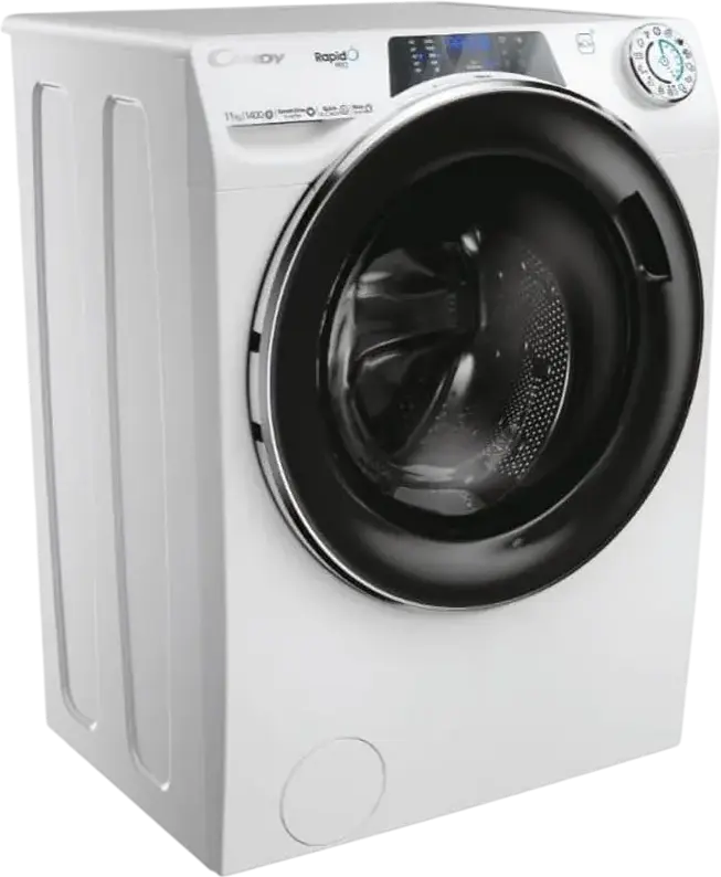Masina de spalat rufe Candy RapidÓ PRO RP 4116BWMBC/1-S cu incarcare frontala, 11kg, 1400rpm, Clasa Energetica A, Motor Speed-Drive Inverter, Wi-Fi, Culoare: Alb
