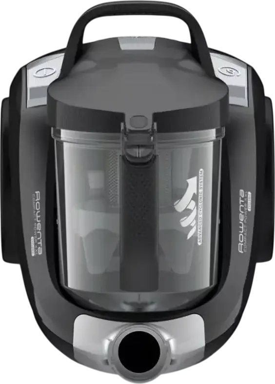 Безмешковый пылесос Rowenta Compact Power XXL RO4B25EA, мощность 900 Вт, пылесборник 2.5 л, 3-ступенчатая фильтрация, телескопическая стальная трубка, черный