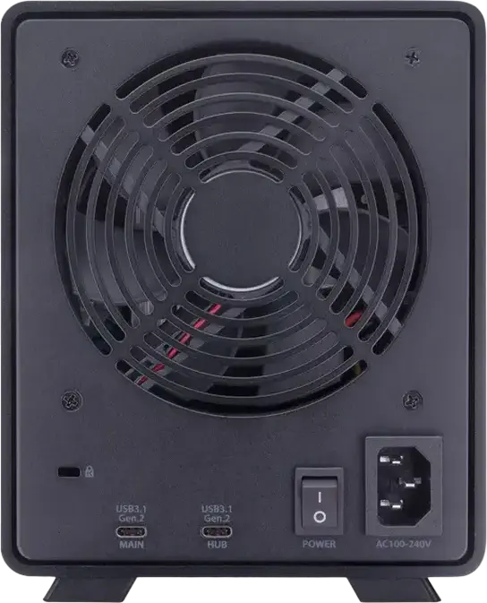 Cușă Externă Century CRCM535U31CIS pentru 5 HDD-uri de 3.5", SATA-3 la USB 3.1 Gen 2, cu Ventilator de Răcire Integrat și Hub USB
