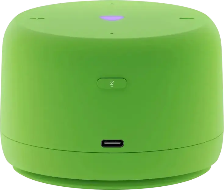 Boxă Inteligentă Yandex Station Lite 2 cu Asistent Vocal Alisa, Putere Audio 6W, Wi-Fi Dual-Band, Bluetooth, Control Casă Inteligentă, YNDX-00028GRN, Verde