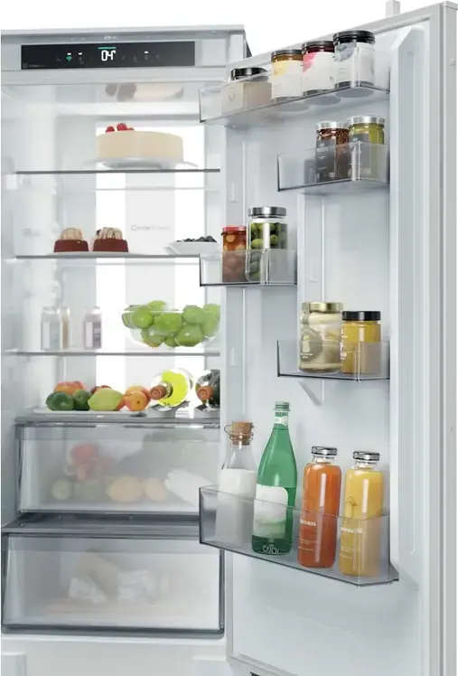 Frigider Încorporabil Candy CNBQT5519DW, No Frost, Capacitate 284L, Control Smart hOn, Clasa Energetică D, Alb, Dimensiuni 54x55x193.5 cm
