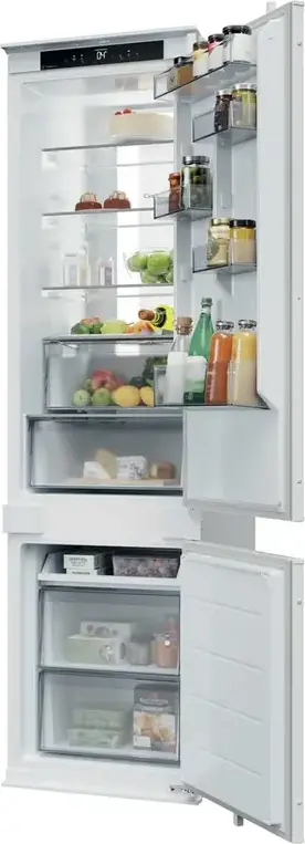 Frigider Încorporabil Candy CNBQT5519DW, No Frost, Capacitate 284L, Control Smart hOn, Clasa Energetică D, Alb, Dimensiuni 54x55x193.5 cm