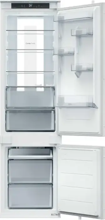 Frigider Încorporabil Candy CNBQT5519DW, No Frost, Capacitate 284L, Control Smart hOn, Clasa Energetică D, Alb, Dimensiuni 54x55x193.5 cm