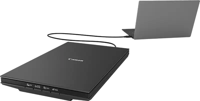 Canon CanoScan LiDE 300 Flatbed Scanner, A4 Letter Size, 2400 x 2400 dpi Optical Resolution, CIS Sensor, RGB LED, USB 2.0 Interface, Black