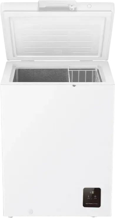Congelator Orizontal Gorenje FH15E6W5, Capacitate 141L, Clasa Energetică E, Alb, Inverter Compressor, AdvancedNoFrost, FastFreeze, Display LED, 85.8x60.6x55.9 cm