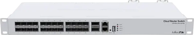 Router MikroTik CRS326-24S+2Q+RM, Alb