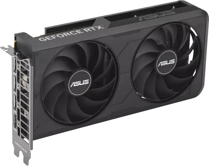 ASUS Dual GeForce RTX 5060 EVO OC Edition DUAL-RTX5060-O8G-EVO Graphics Card, 8GB GDDR7, 128-bit, PCI-E 5.0, 3x DisplayPort 2.1, 1x HDMI 2.1, Black