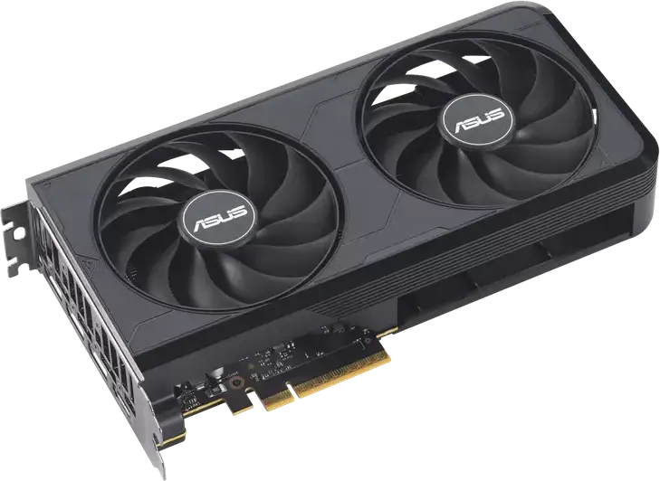 ASUS Dual GeForce RTX 5060 EVO OC Edition DUAL-RTX5060-O8G-EVO Graphics Card, 8GB GDDR7, 128-bit, PCI-E 5.0, 3x DisplayPort 2.1, 1x HDMI 2.1, Black