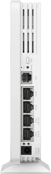 TP-Link EAP650-Desktop точка доступа Wi-Fi 6 AX3000 двухдиапазонная, 2976 Мбит/с, Omada Mesh, MU-MIMO, OFDMA, 4 порта Gigabit Ethernet с PoE+ и порт RJ11 FXS