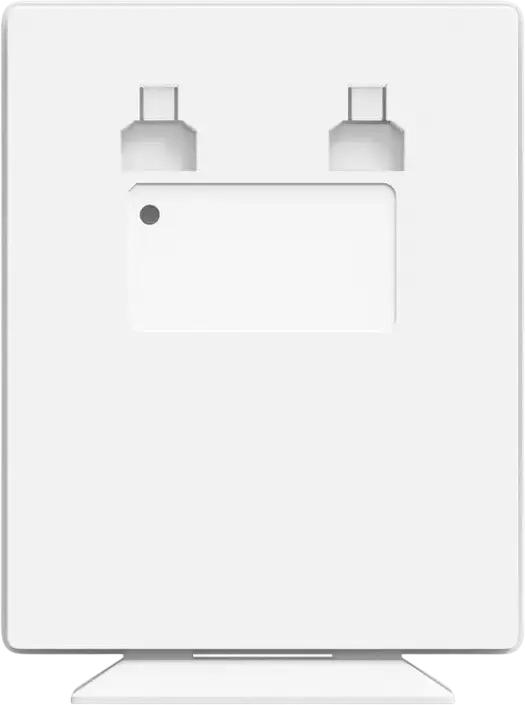 TP-Link EAP650-Desktop точка доступа Wi-Fi 6 AX3000 двухдиапазонная, 2976 Мбит/с, Omada Mesh, MU-MIMO, OFDMA, 4 порта Gigabit Ethernet с PoE+ и порт RJ11 FXS