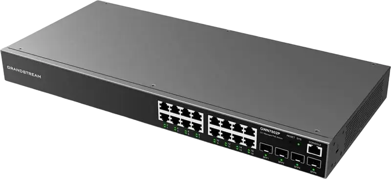 Comutator PoE Grandstream GWN7802P, IEEE 802.3af/at
