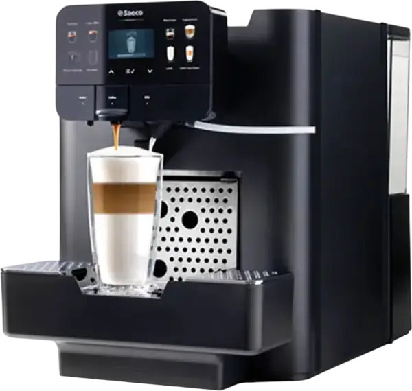 Кофемашина Saeco Area OTC HSC 9J0162 для капсул Horeca, 1300 Вт, бак 4 л, капучинатор Pinless Wonder, дисплей 2.7", черный
