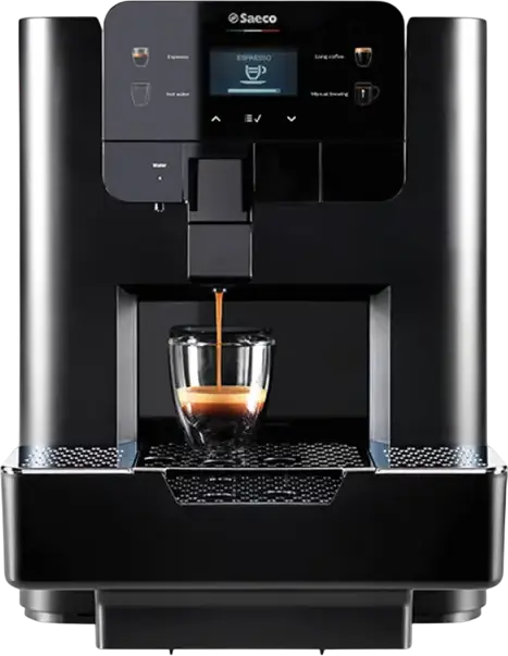 Кофемашина Saeco Area OTC HSC 9J0162 для капсул Horeca, 1300 Вт, бак 4 л, капучинатор Pinless Wonder, дисплей 2.7", черный
