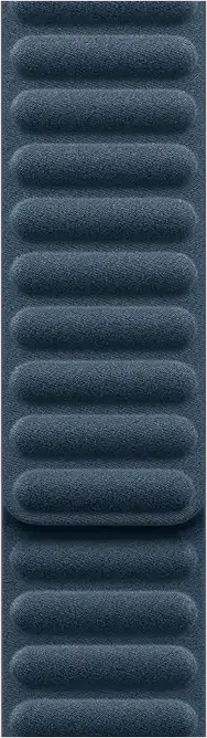 Apple Watch Magnetic Link Strap FineWoven Micro-Twill Polyester Pacific Blue for 42mm 44mm 45mm Case Sizes Medium M/L 165-205mm Wrist Circumference