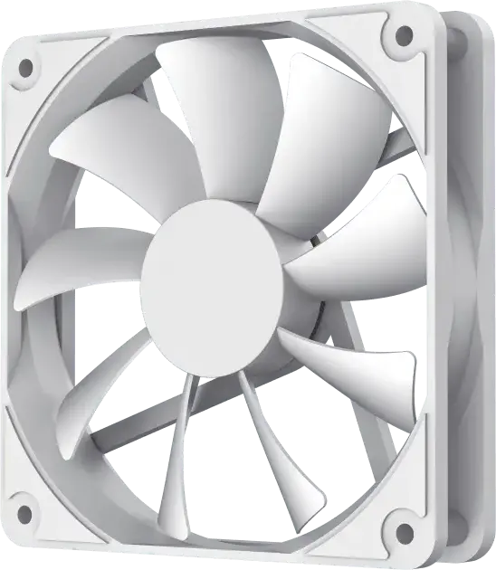 Ventilator Geanta PC Gamemax GMX-WFWT 120mm, Alb, Rulment Hidraulic, 1100 RPM, 46.5 CFM, Design Optimizat Silent, Conector 3-pin si 4-pin