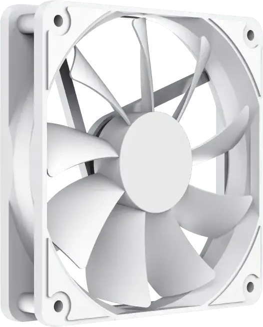 Ventilator Geanta PC Gamemax GMX-WFWT 120mm, Alb, Rulment Hidraulic, 1100 RPM, 46.5 CFM, Design Optimizat Silent, Conector 3-pin si 4-pin
